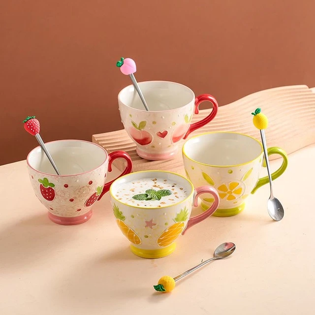 新款早餐杯ins风创意高颜值大容量家用水杯燕麦片杯马克杯牛奶杯