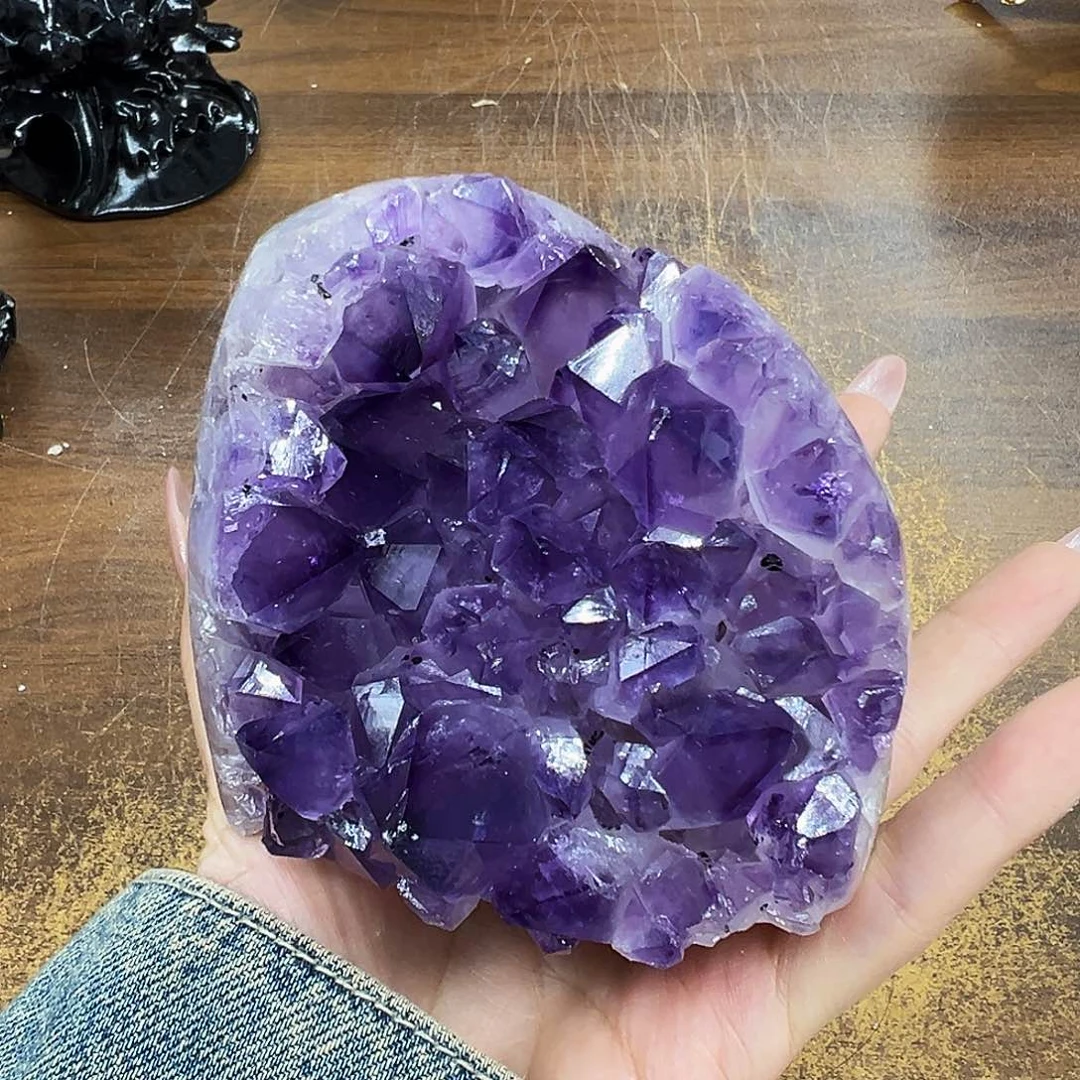 紫晶摆件未镶嵌晶体