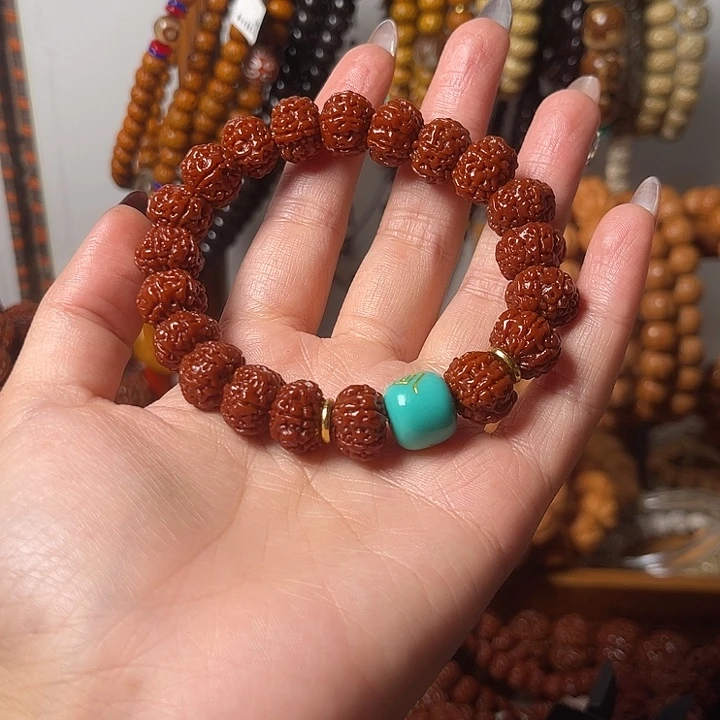 金刚菩提吊坠六瓣玉化13