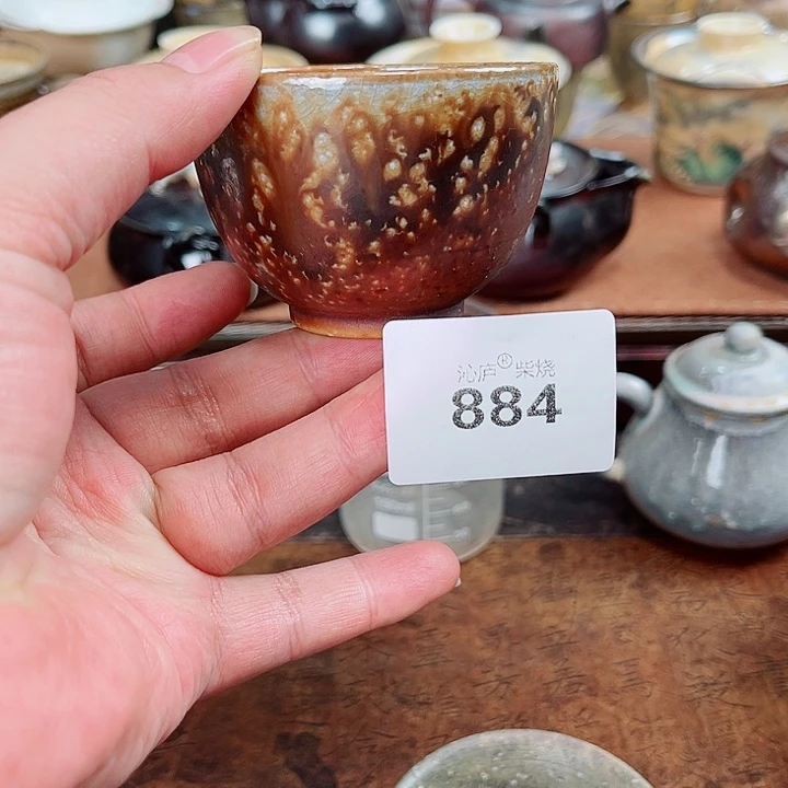 沁庐柴窑古法柴烧全手工茶具