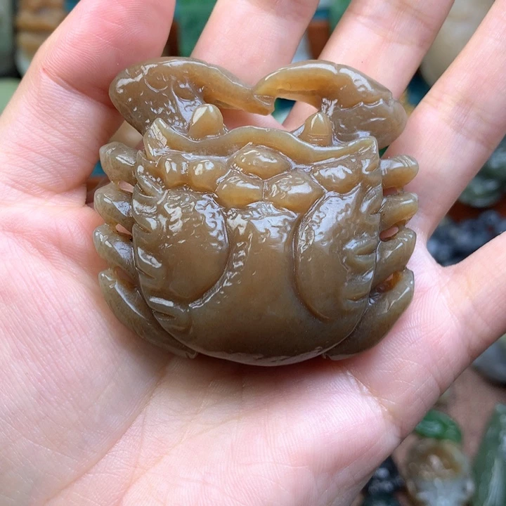 和田玉未镶嵌把件