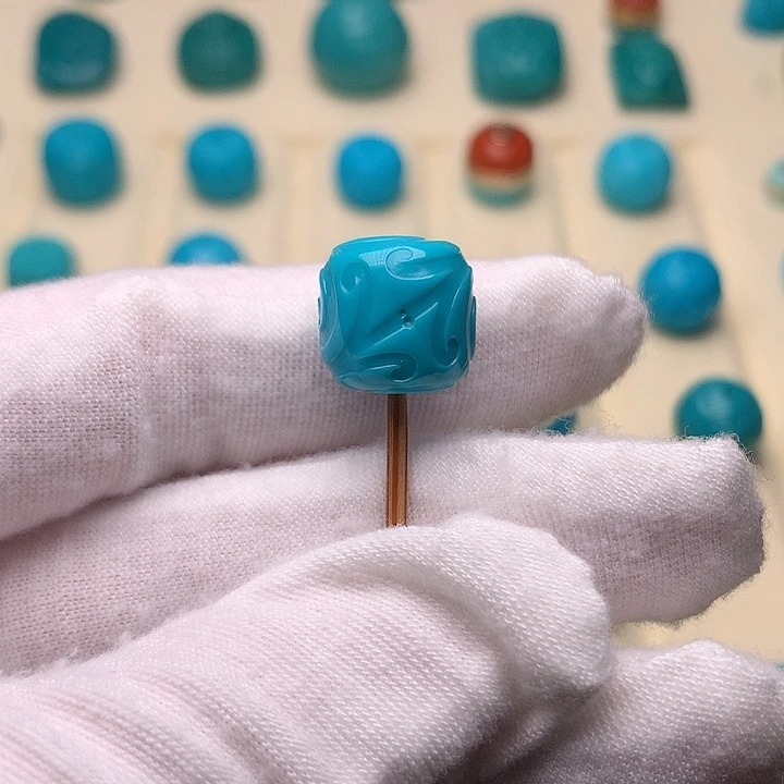 绿松石未镶嵌其它博古珠12.3