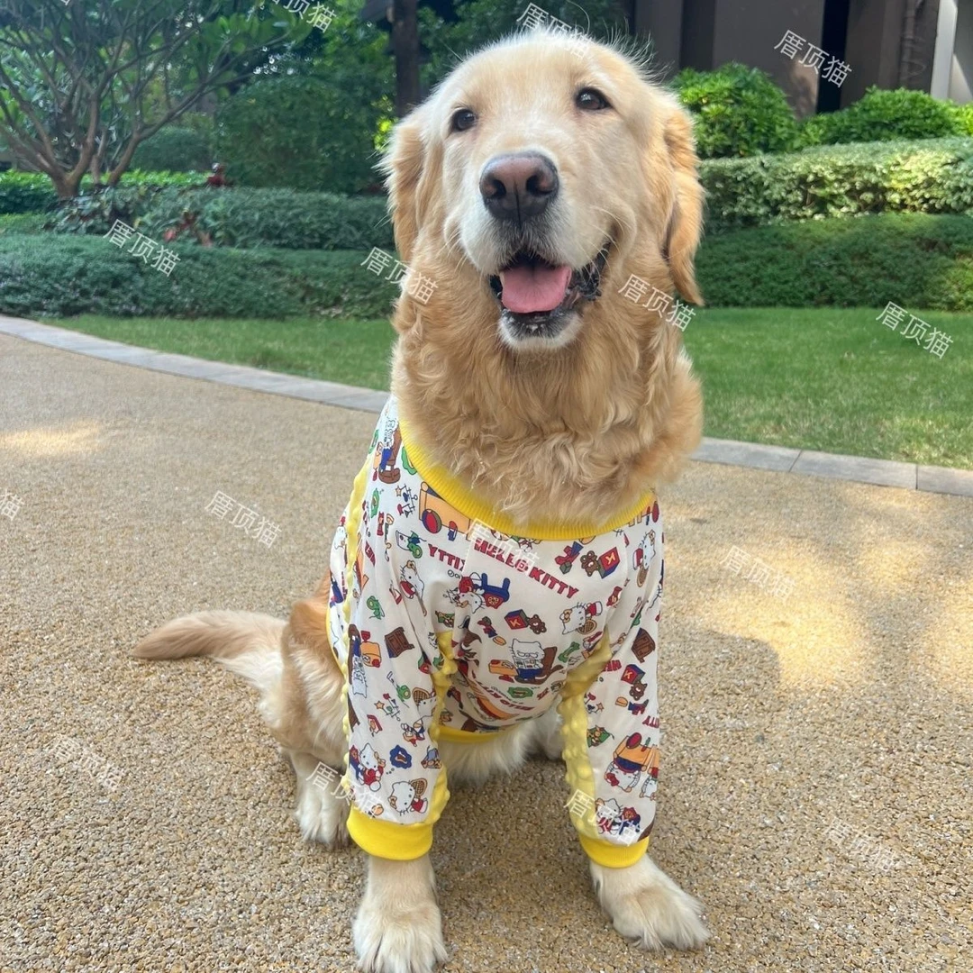 大型犬狗狗薄款护肘服金毛保护关节拉布拉多衣服防掉短款宠物护膝