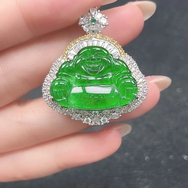 翡翠未镶嵌挂件翡翠