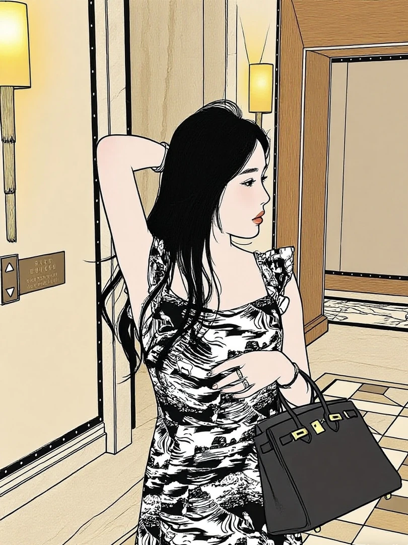 【阿房手工包*bk】手工蜡线手提手挽时尚女包