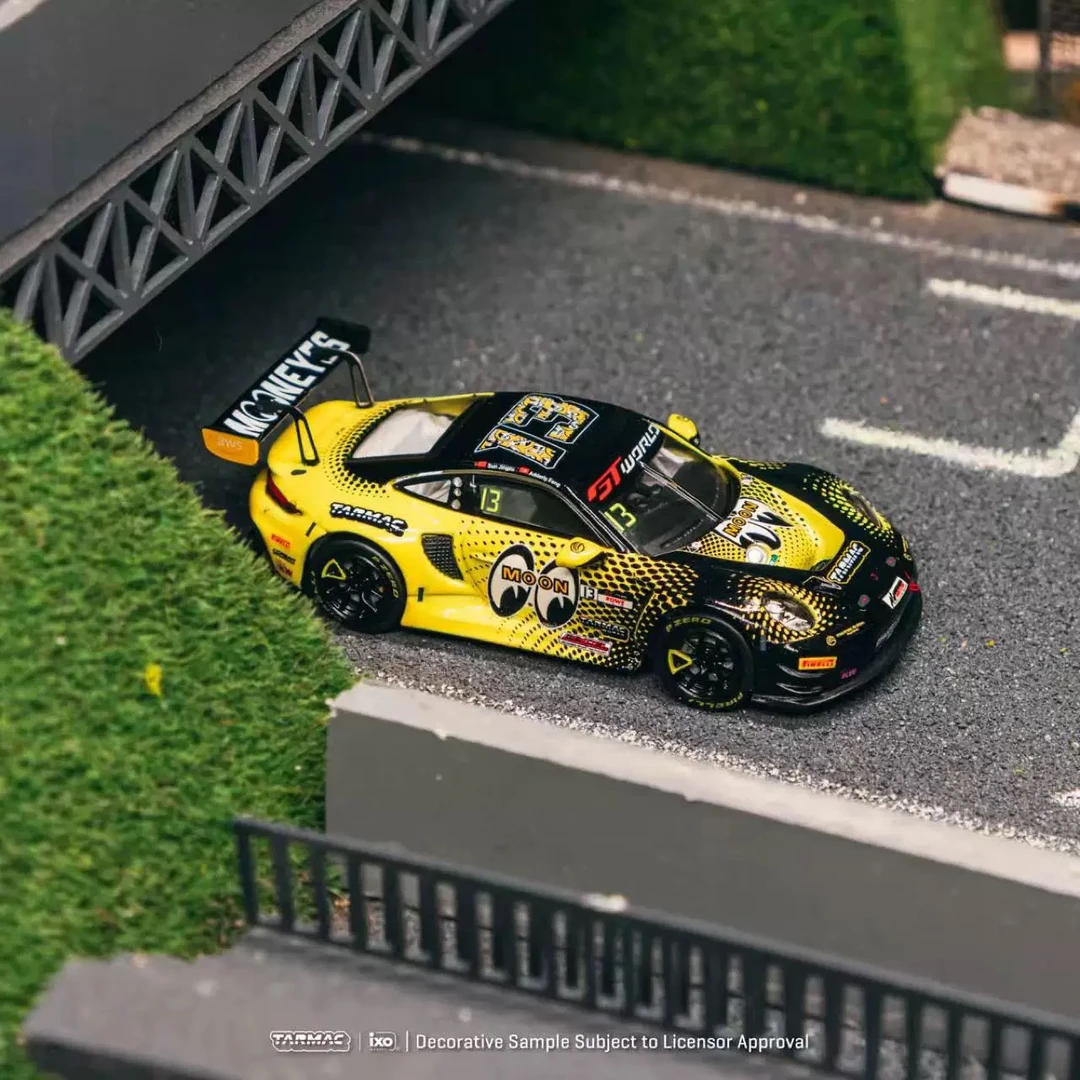 预售 Tarmac Works TW 1:64 保时捷 911 GT3 月亮眼 合金车模