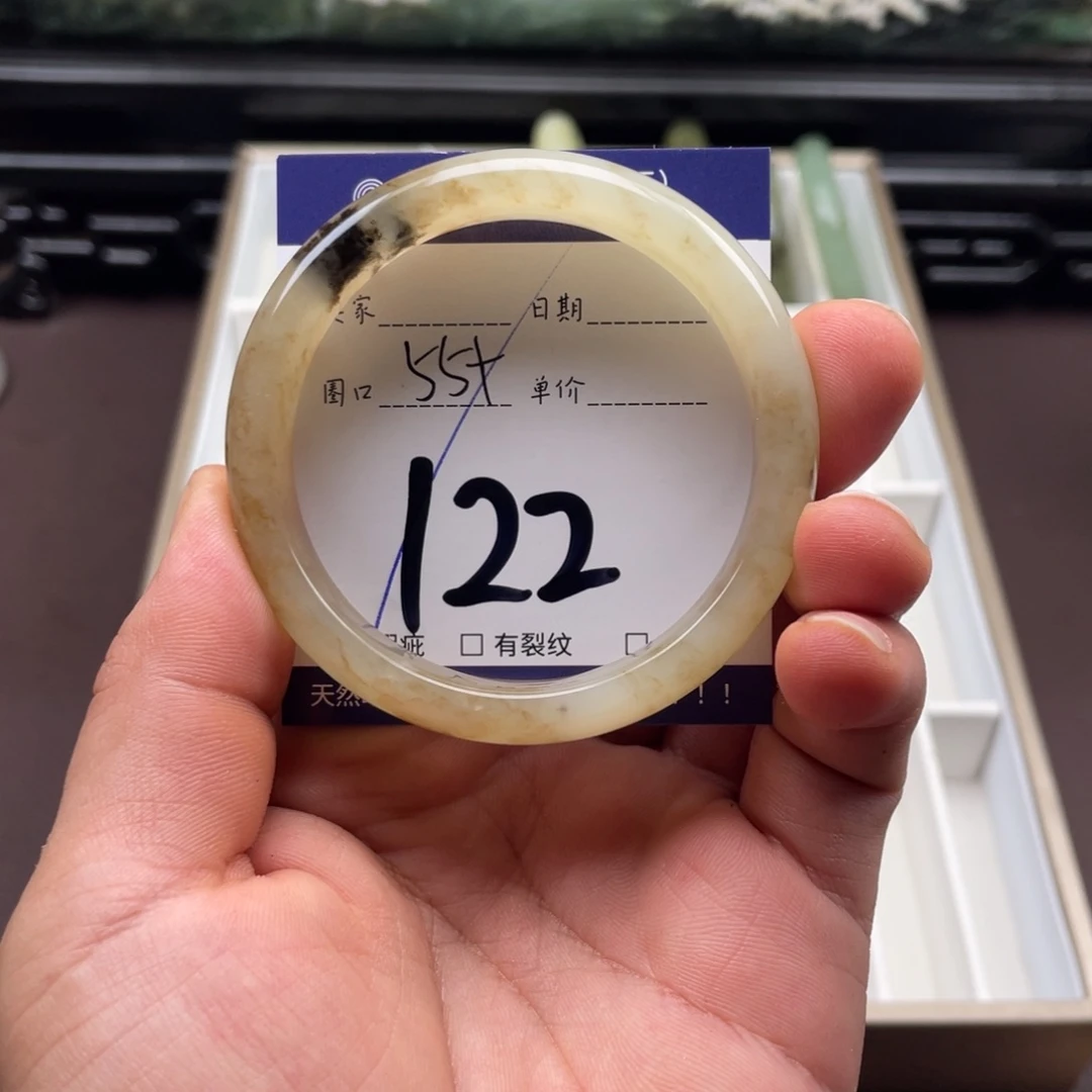 未镶嵌岫玉手镯手镯