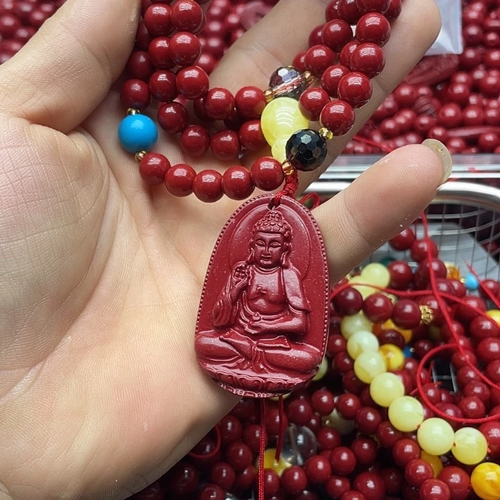 天然辰砂朱砂手串