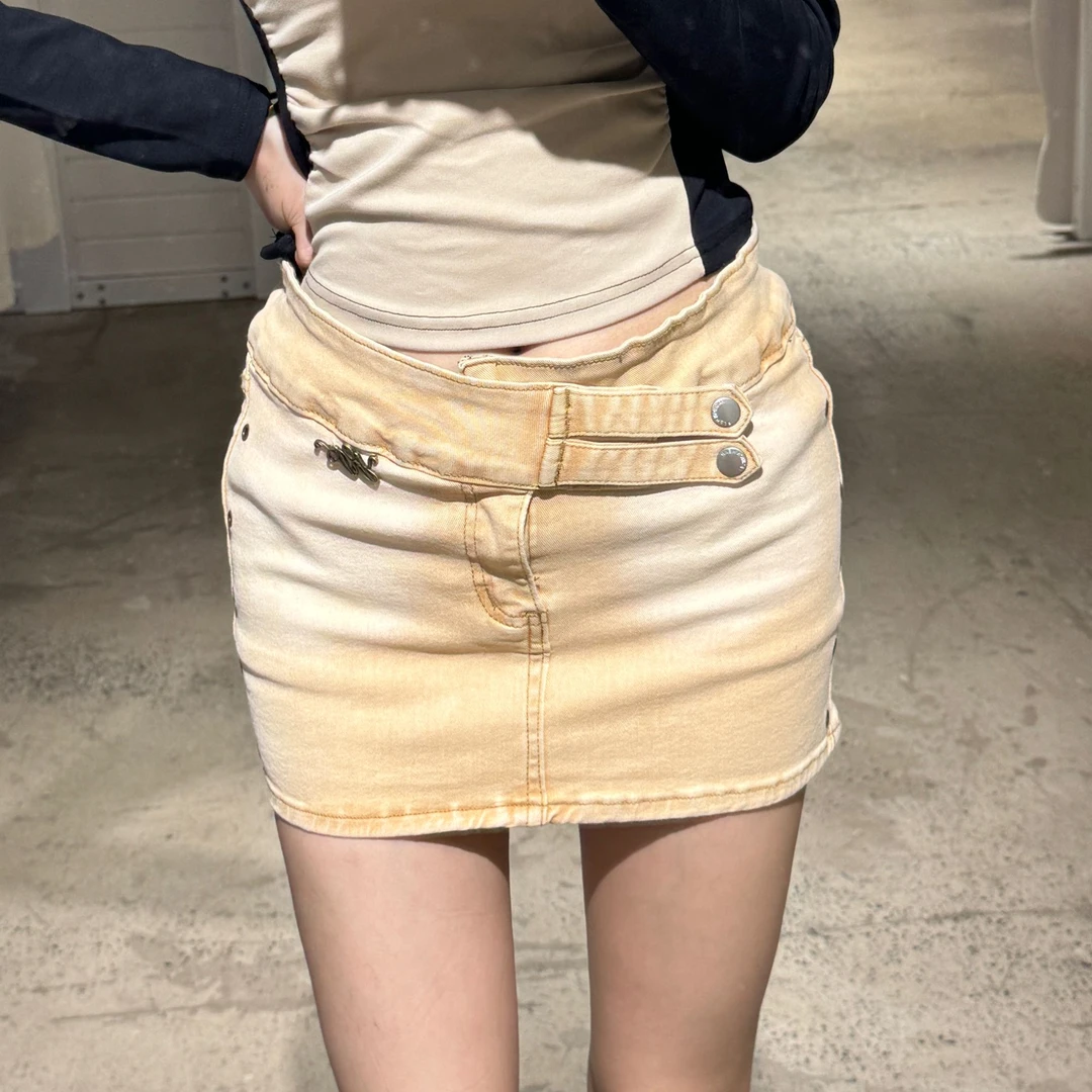 ANPK女装时尚辣妹水洗牛仔裙AD241I8502