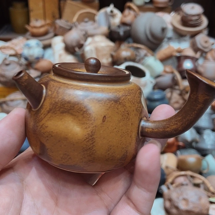 柴烧老岩泥高端茶器