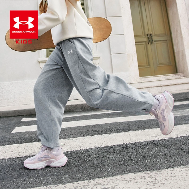 /26新款童装休闲弯裤男女户外运动宽松针织卫裤261325368