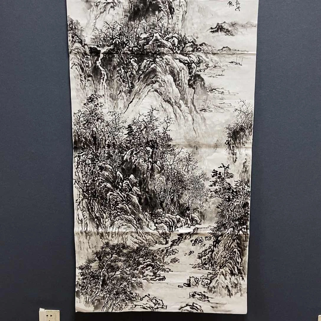 国画在**情68/138王建标手绘画心