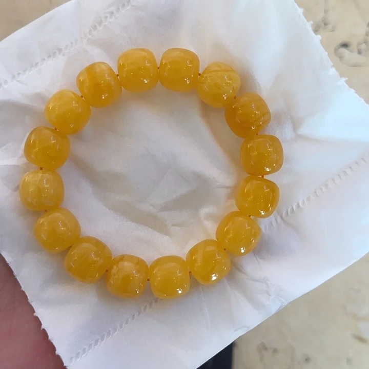 手链琥珀未镶嵌蜜蜡