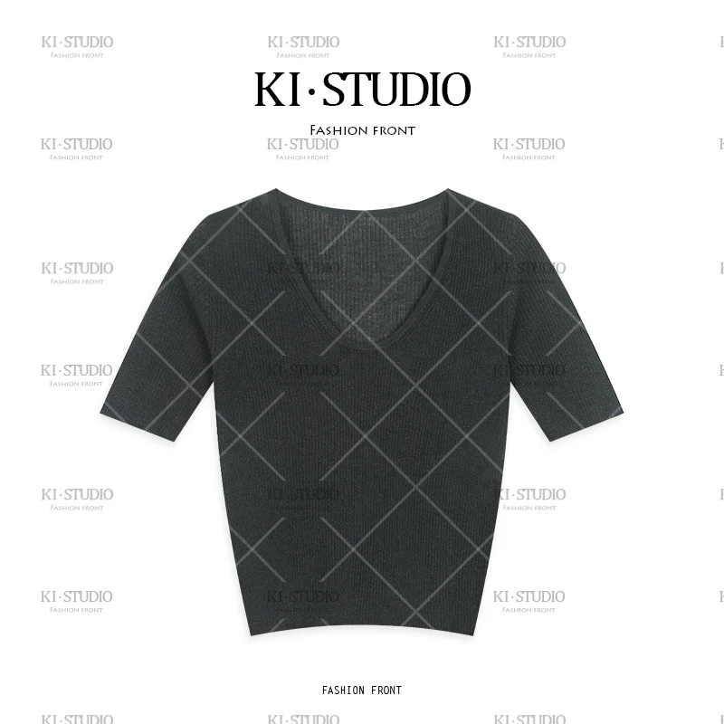 夏季女毛针织衫风信子春夏针织衫圆领休闲艺术流浪风KI-1813