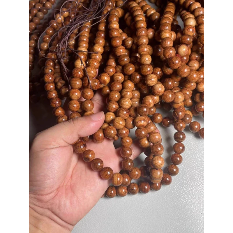 C09黄花梨108颗手串（配黄色礼盒）