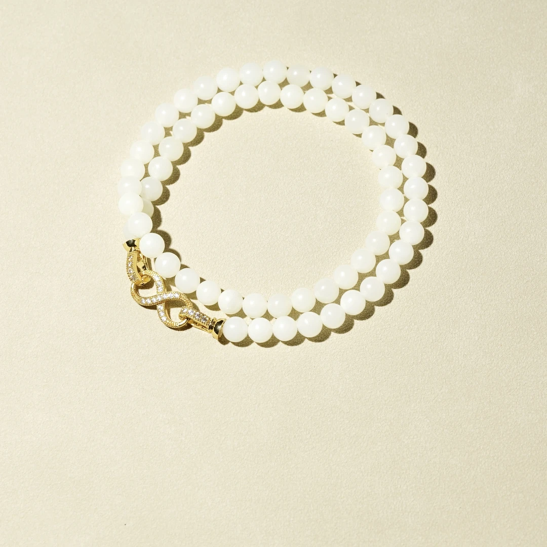 【杨姐说珠宝】E004-7MM米达女神链 8000 PJ