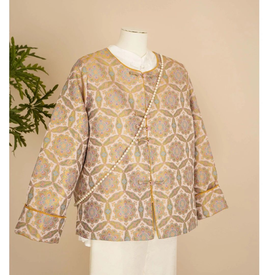 中式美学 Y编号【宋锦外套合集】国风穿织金工艺复古高端上衣外套