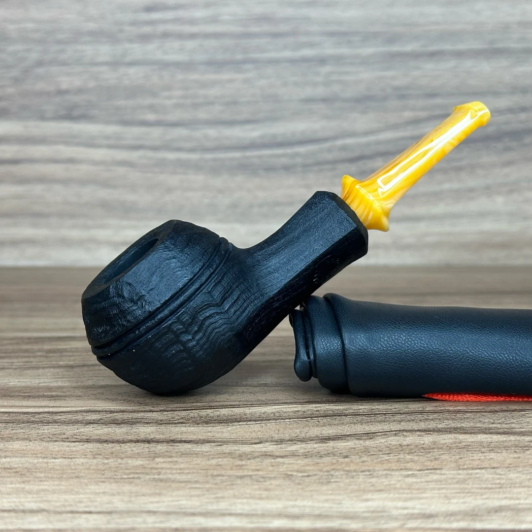 乌克兰资深斗师 瓦莱里 帅气牛头斗型石楠木手工烟斗