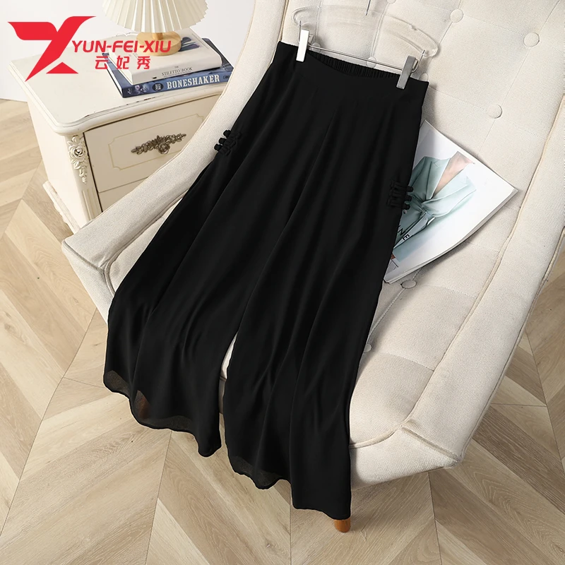 云妃秀大码女装休闲裤时尚休闲胖mm宽松显瘦高腰减龄九分夏季9303