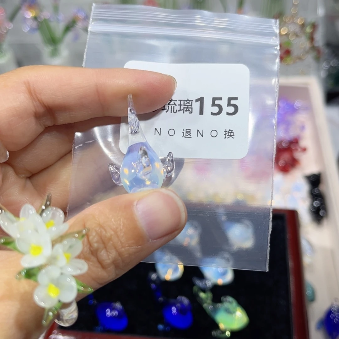 青***阳吊坠（不含链）琉璃155鲸鱼一个