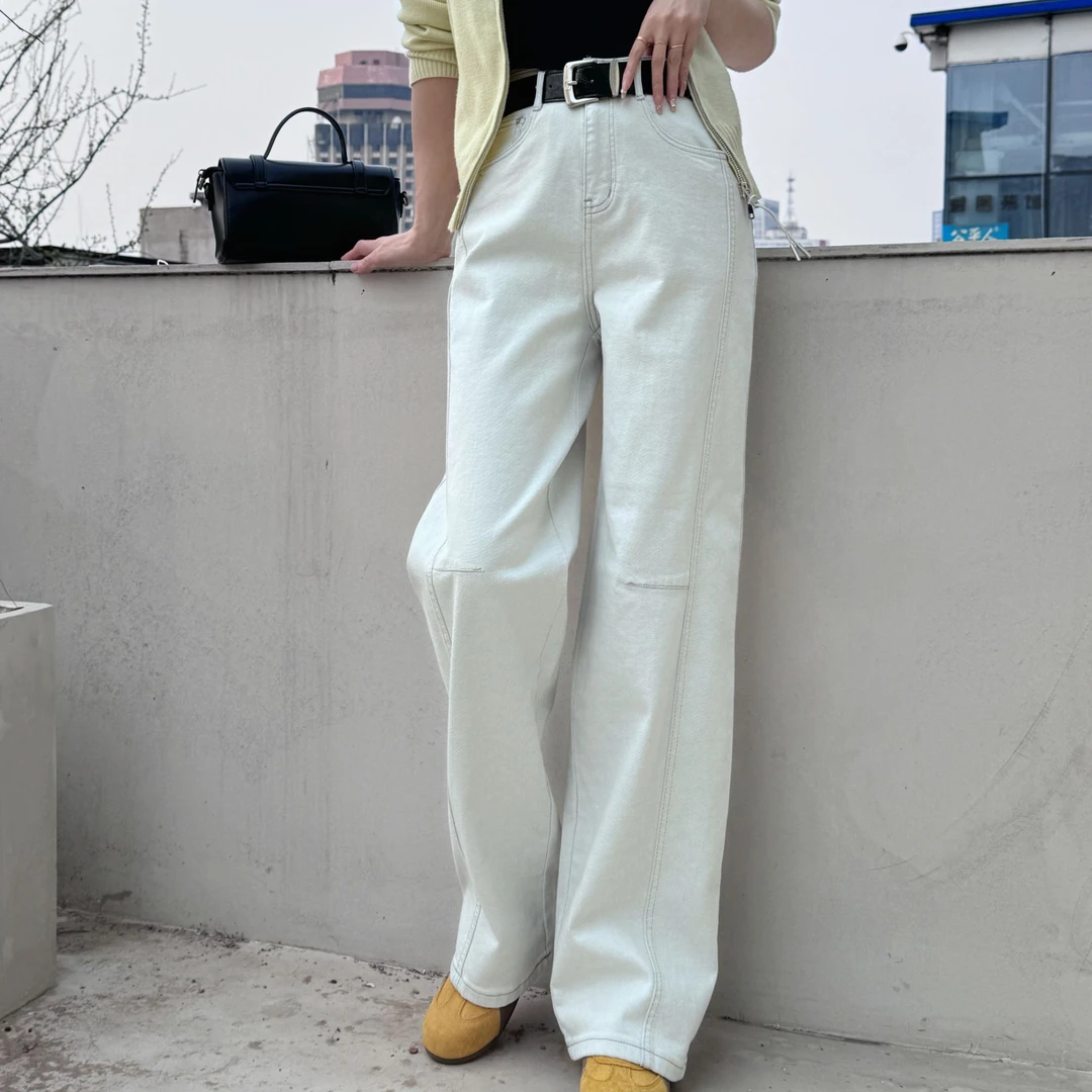 5828新款渣渣灰牛仔裤时尚百搭显瘦