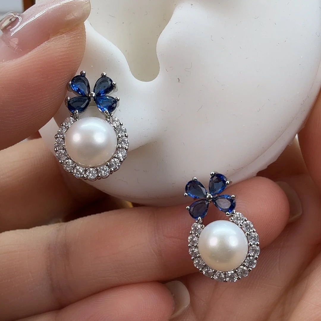 淡水珍珠未镶嵌耳饰