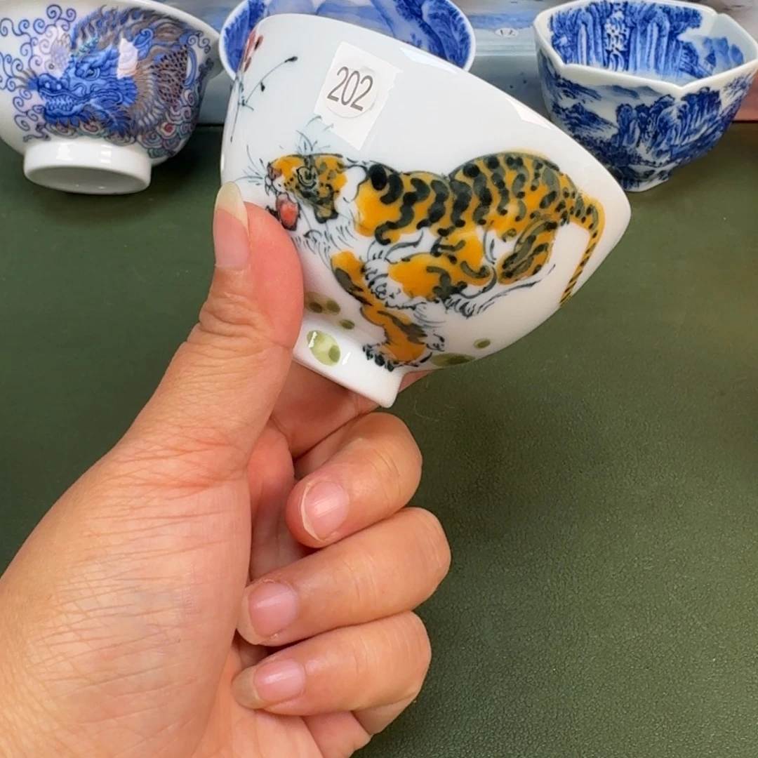 景德镇纯手绘茶具圆圆202