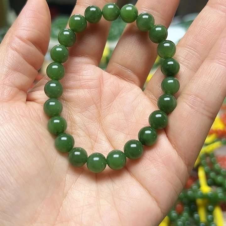 和田玉（碧玉）未镶嵌手链