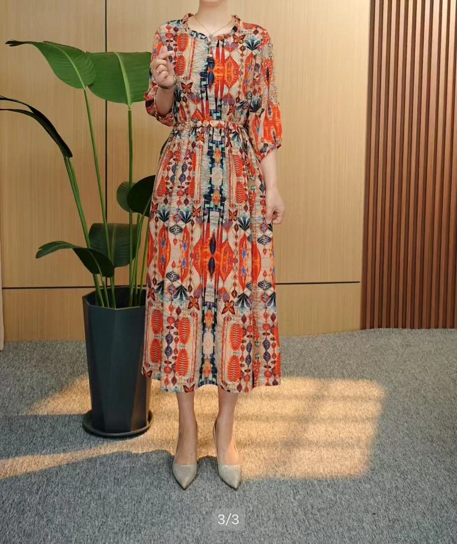 2025-162波西米亚风连衣裙