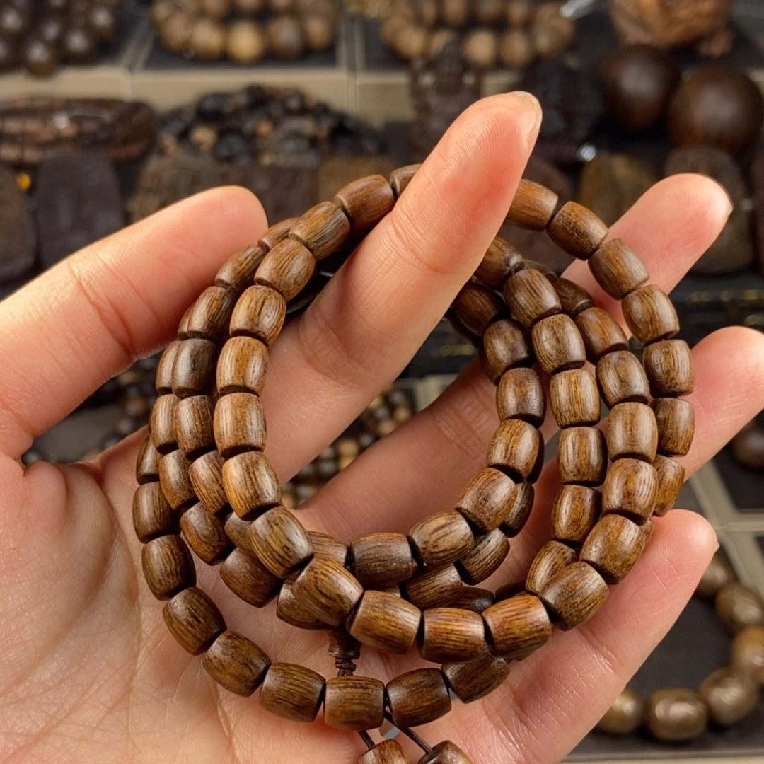 沉香手串快**翔富森红土沉香