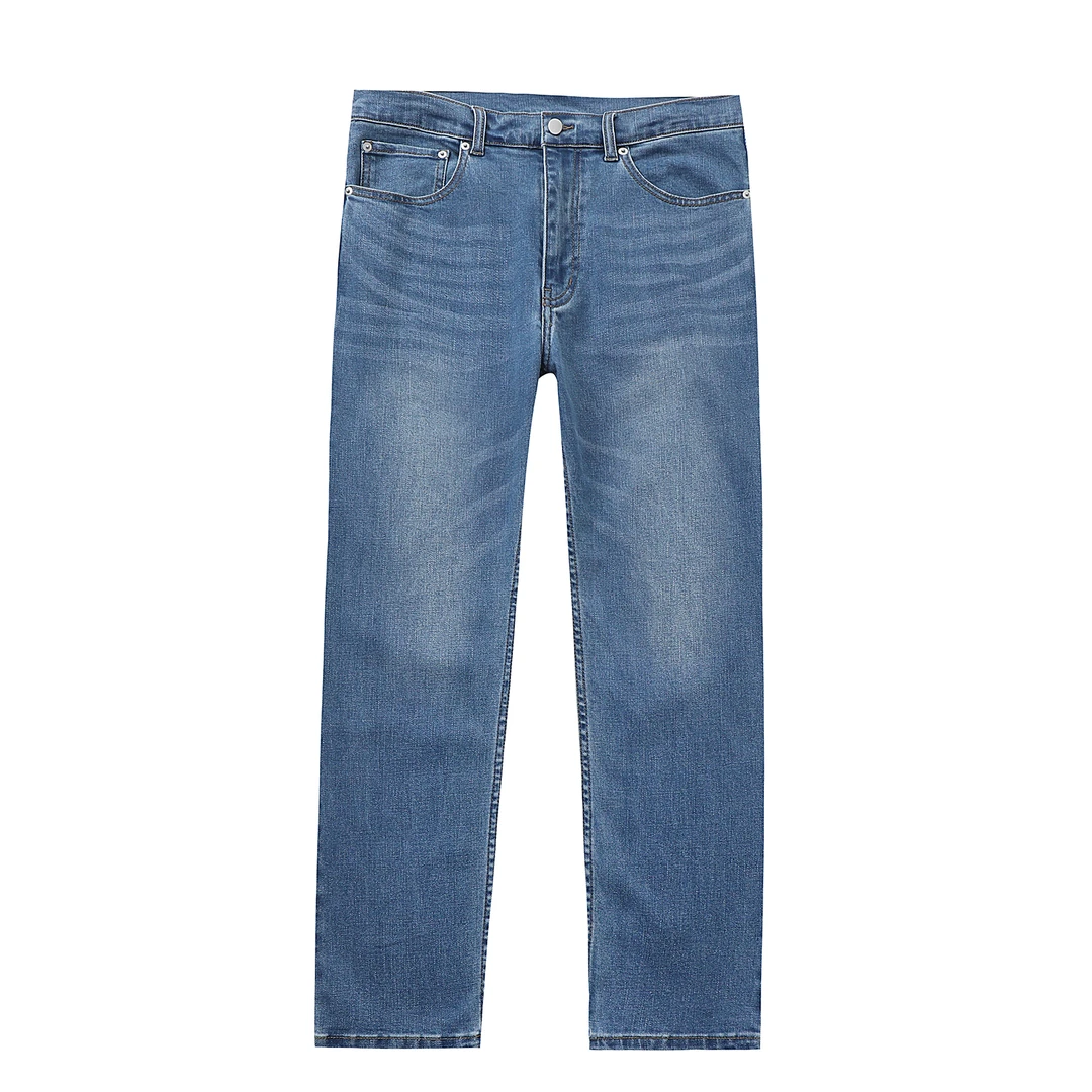 DENIMIT/复古美式高街男士牛仔裤蓝色百搭高端直筒休闲牛仔裤03