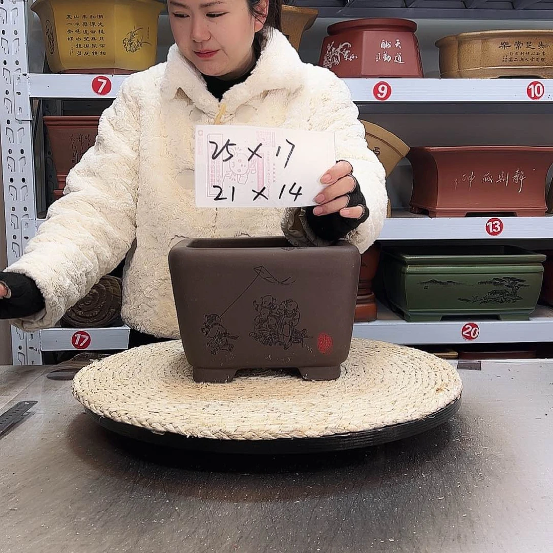 紫砂花盆紫砂花盆