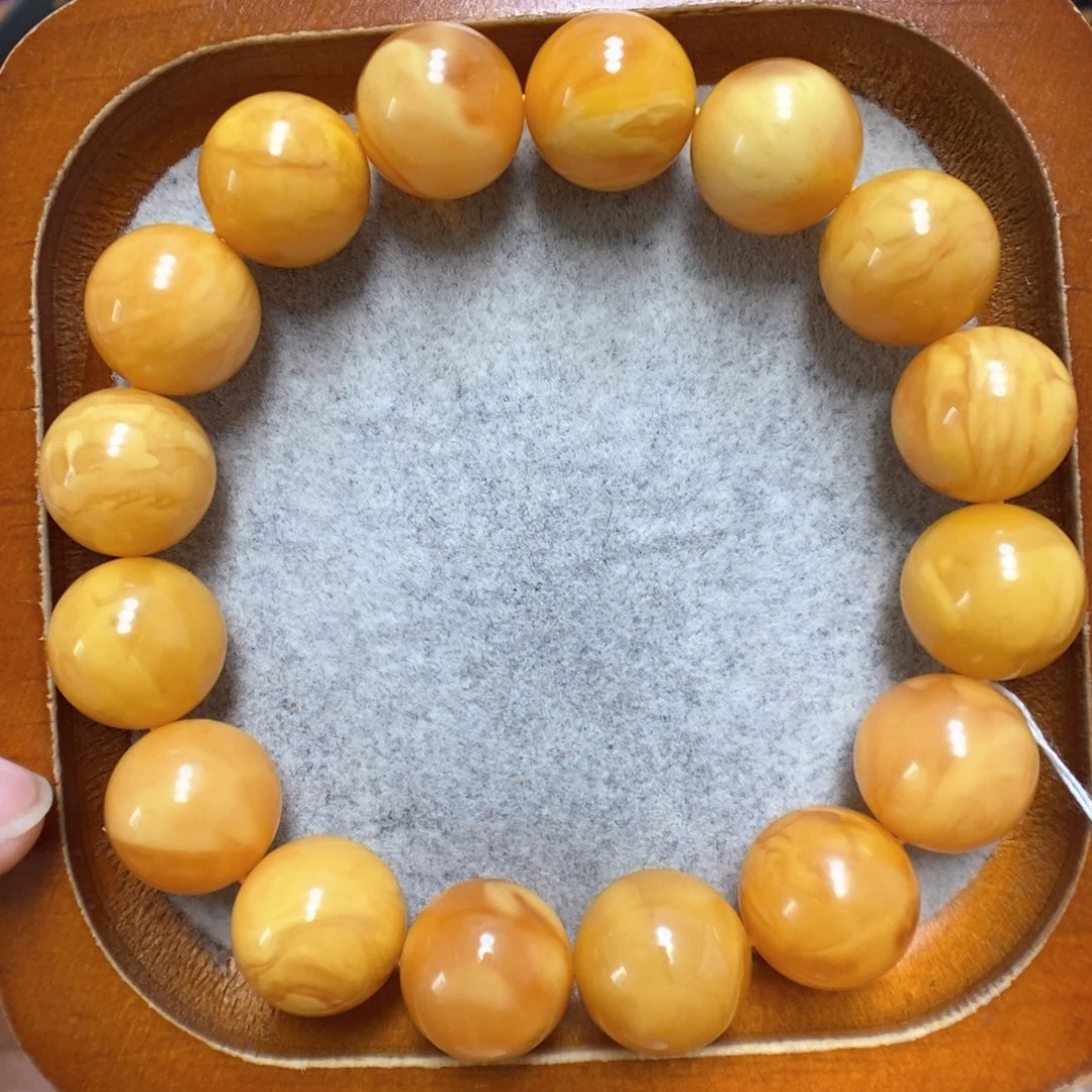 蜜蜡手串未镶嵌蜜蜡手串