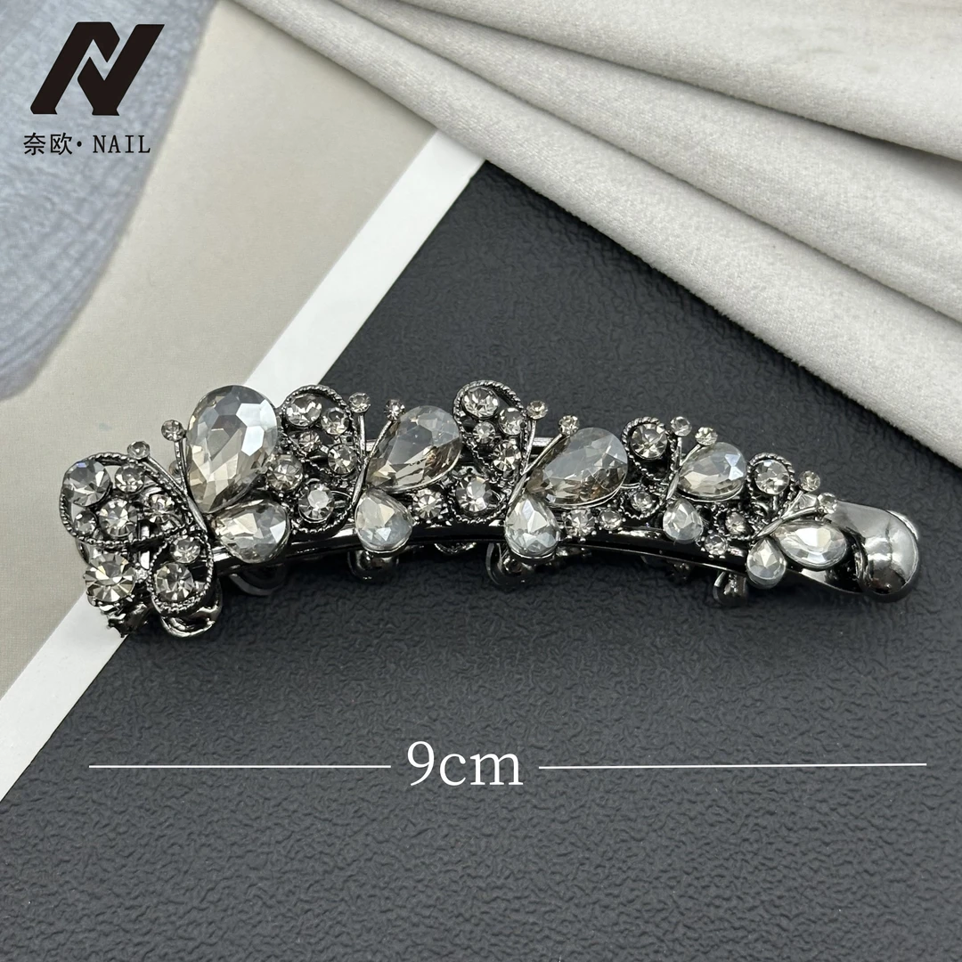 【NAIL·奈欧】设计师系列6121蝴蝶香蕉夹扭扭夹竖夹