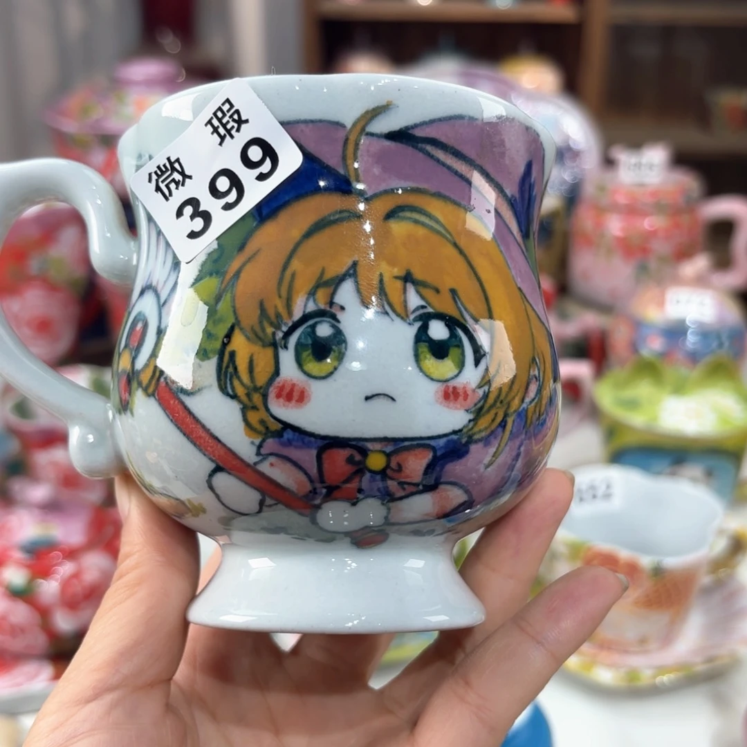景德镇手绘高温釉下彩陶瓷茶具