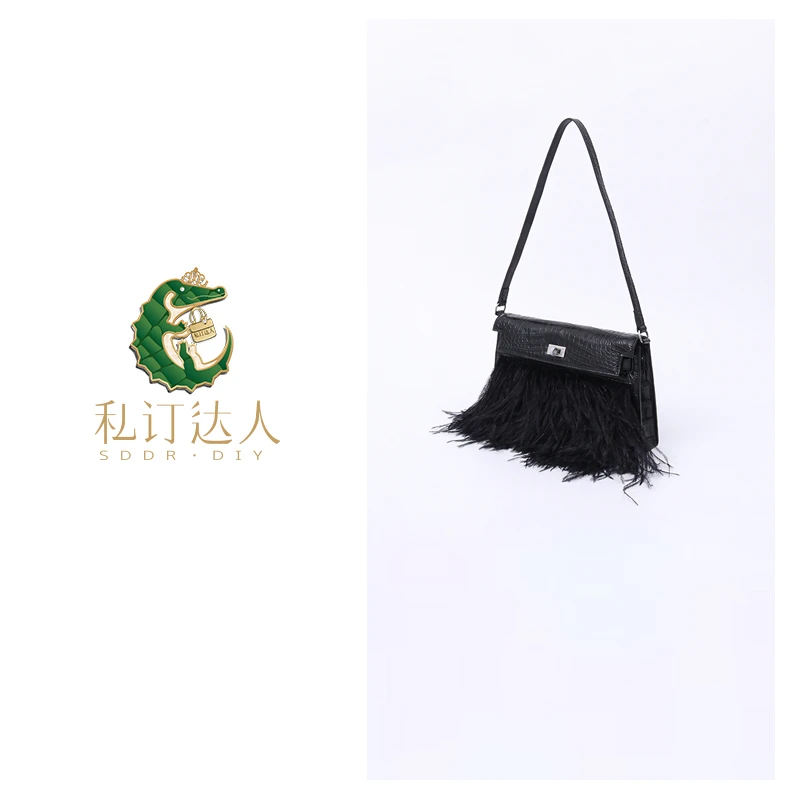 私订达人2025年春夏新款女士真皮百搭时尚斜跨女包