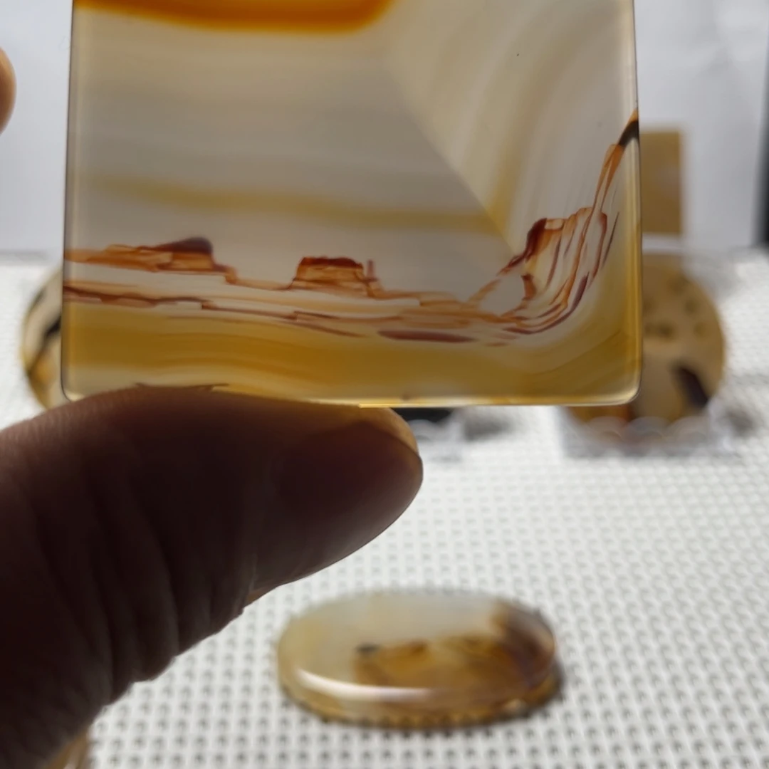 玛瑙/玉髓未镶嵌吊坠(不含链)