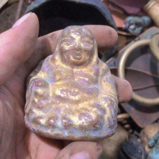 佛***到闪电购铜摆件工艺品