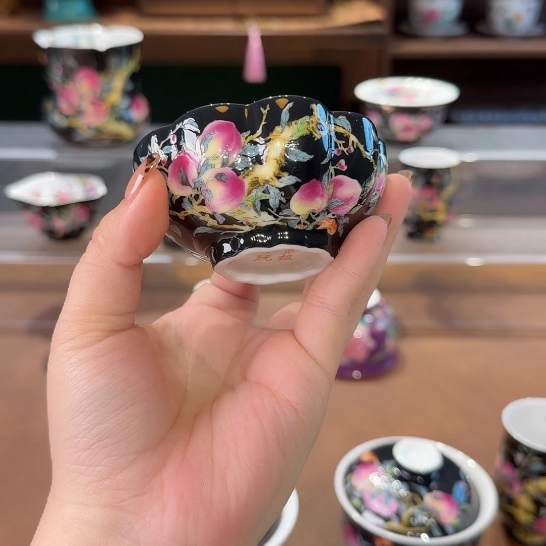 珐琅彩主人杯茶具等茶具
