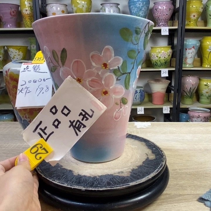 景德镇高温陶瓷花盆