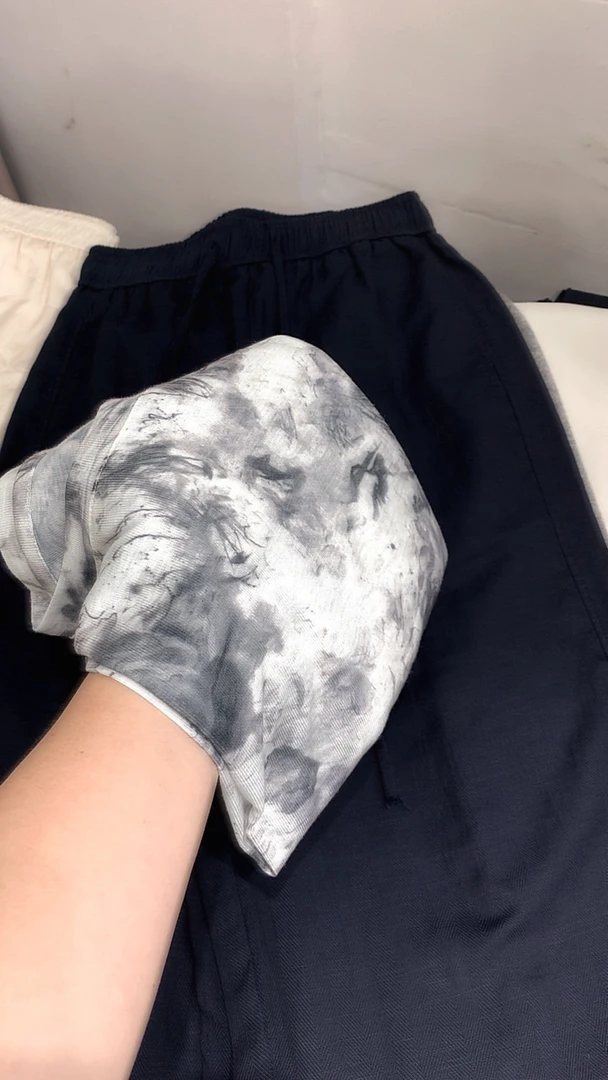 宝衣家 夏季水墨画晕染短袖衫