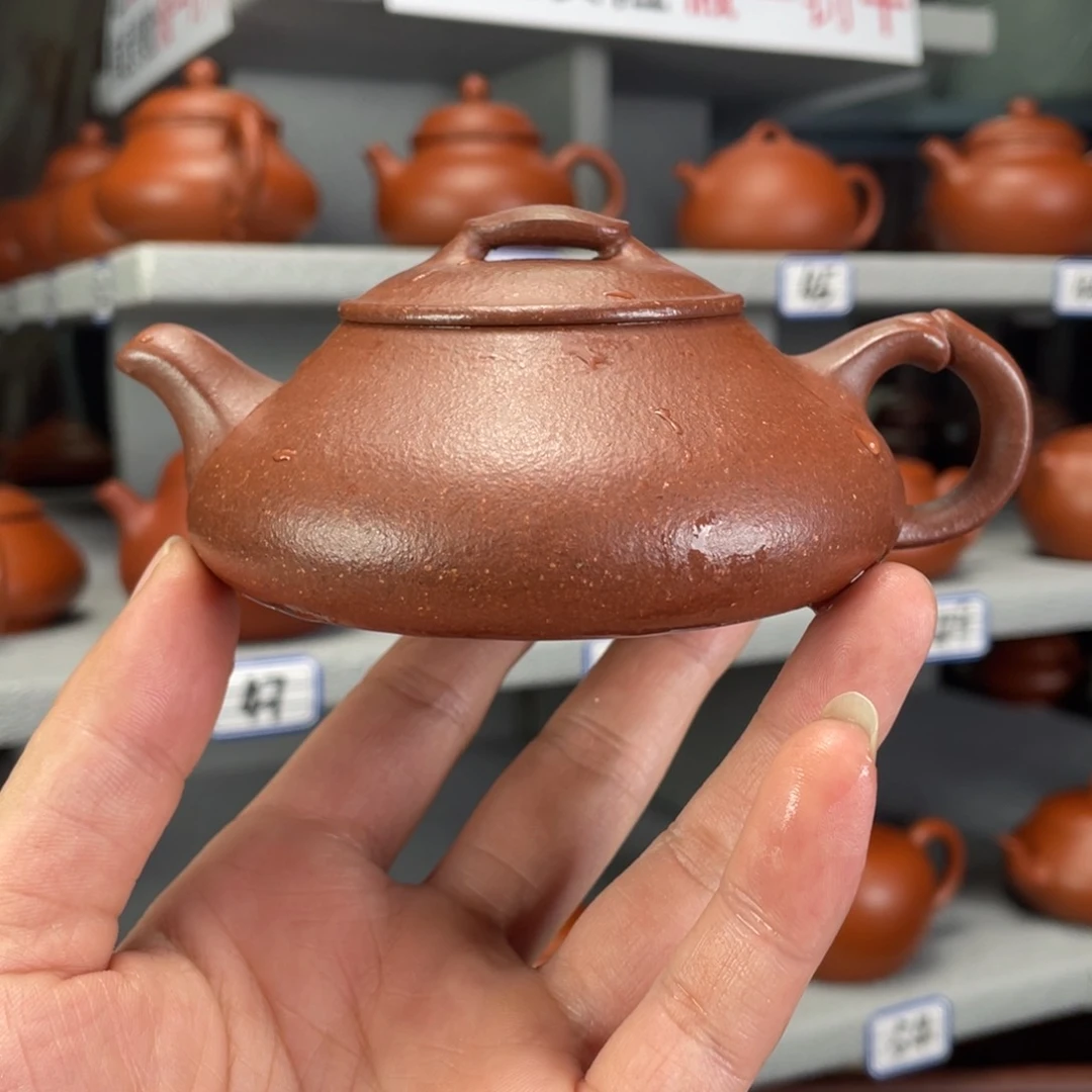 茶壶紫砂紫泥全手工150毫升