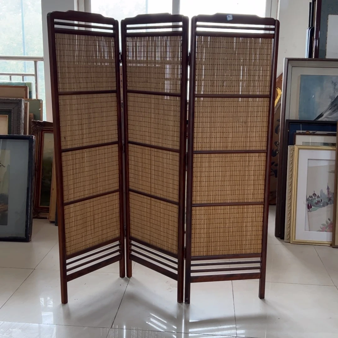 绘画屏风框画茶空间设计