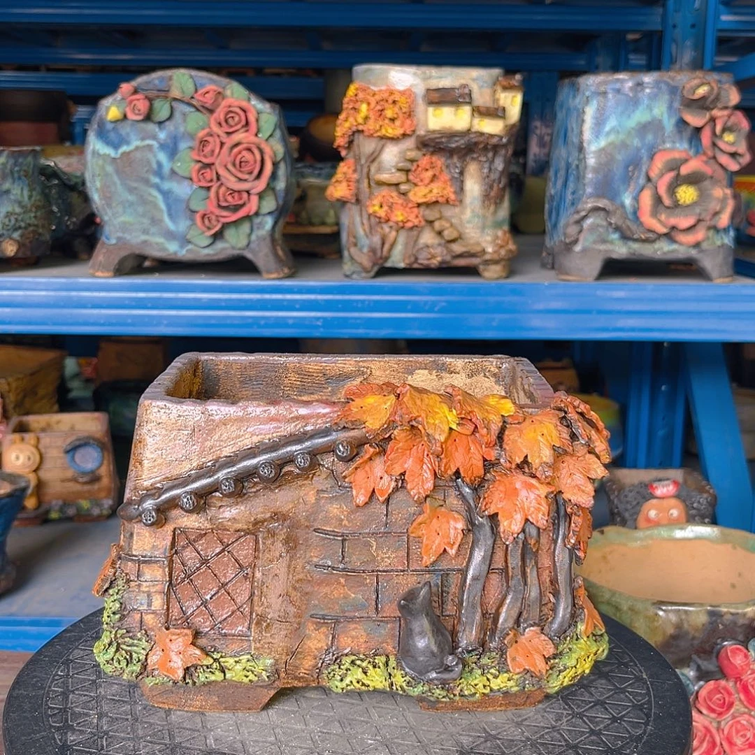 3 号陶然花器手工花盆