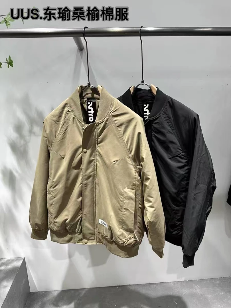 【UUS.东隅桑榆棉服】飞行棒球领情侣棉服.定制面料！商场高货Z-7638