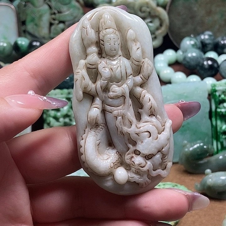 翡翠未镶嵌颈饰00000000000