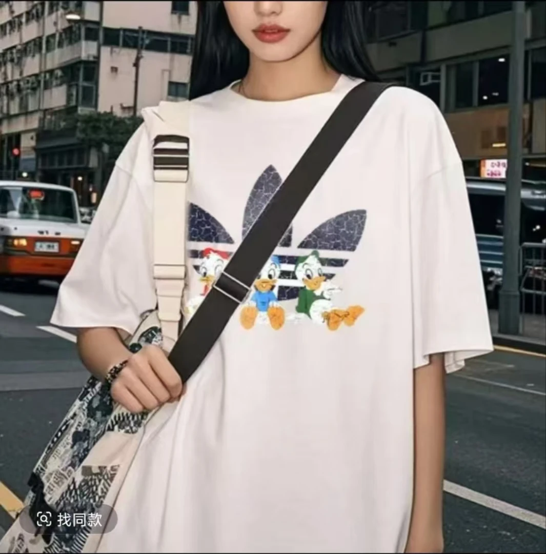 【一折粉丝福利】潮牌男女同款圆领百搭T恤