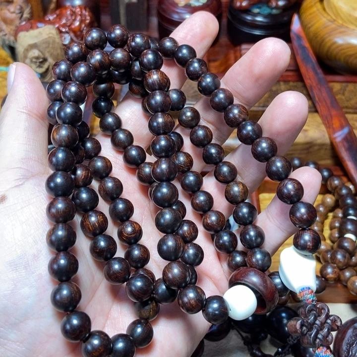 黄花梨/降香黄檀海黄帝王紫10×108念珠