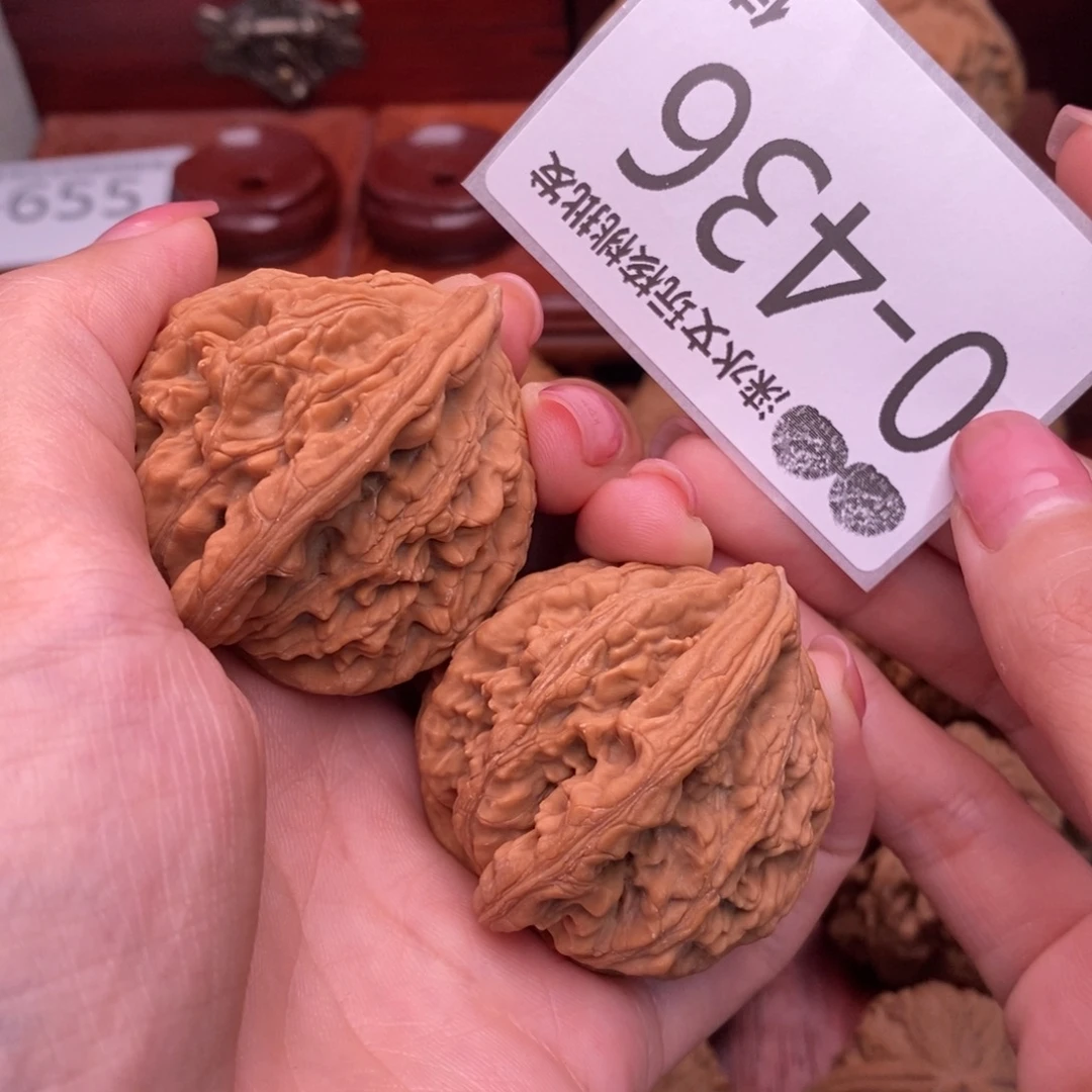 把件文玩核桃45虎头