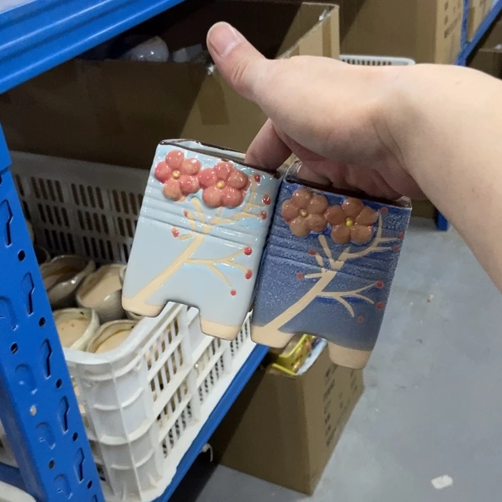 陶瓷花盆单场满9.9发7*10